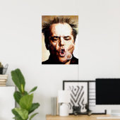 Celebrity Jack Nicholson rauchen Ring Poster (Heimbüro)