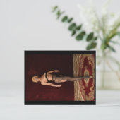 Celebrity Supermodel Ishah Laurah 2018 Postkarte (Stehend Vorderseite)