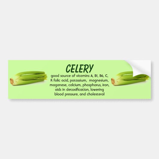 Celery Autoaufkleber (Vorne)