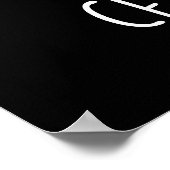 Celery-brate Funny Veggie Celery Pun Dark BG Poster (Ecke)