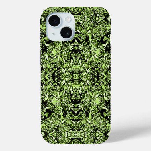 CELERY GREEN ITALIAN BAROQUE DRUCK Case-Mate iPhone HÜLLE (Rückseite)