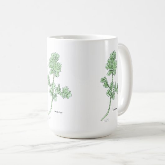 Celery Leaf Kaffeetasse (VorderseiteRechts)