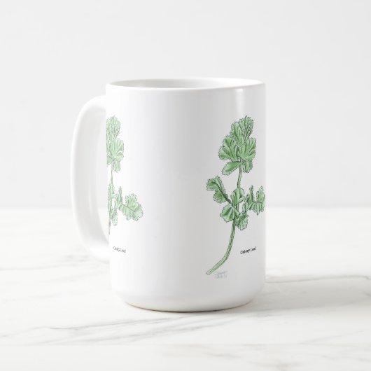 Celery Leaf Kaffeetasse (Vorderseite Links)