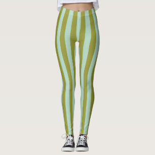Celery & Minze Broad Streifen Leggings