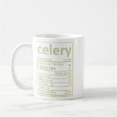 Celery Nutrition Erntedank Kostüme Lebensmittel Fa Kaffeetasse (Links)