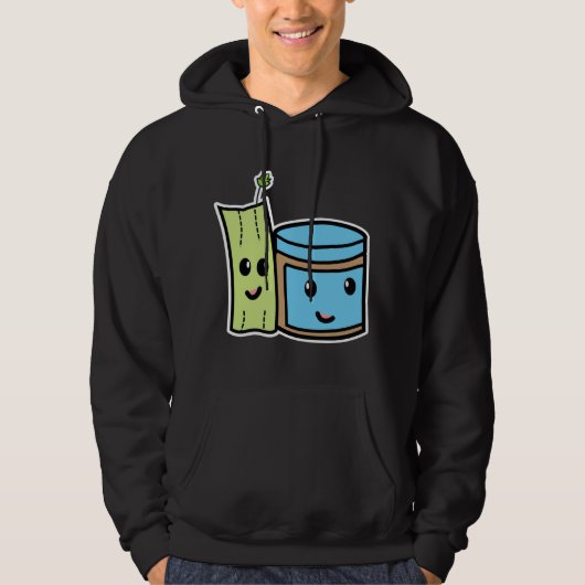 Celery + Peanut Butter VerdachtCelery™ BESTE FREUN Hoodie (Vorderseite)