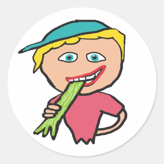 Celery Runder Aufkleber (Vorderseite)