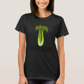 Celery Squad Gemüsefach Ironischer Lauch T-Shirt (Vorderseite)