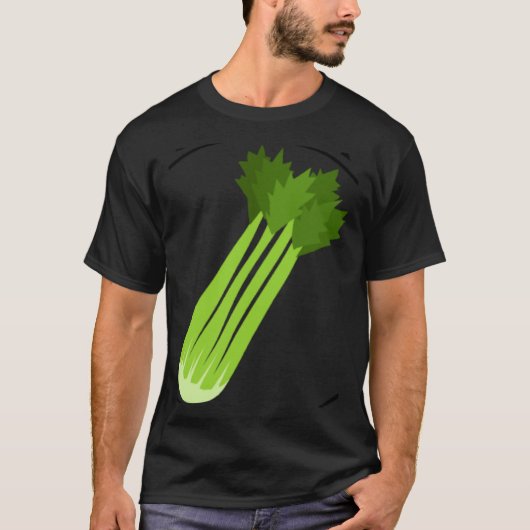 Celery Squad Ironic Saying Leek Vegetable Food T-Shirt (Vorderseite)