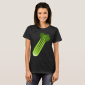 Celery Squad Ironic Saying Leek Vegetable Food T-Shirt (Vorne ganz)