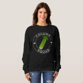 Celery Squad Ironic Saying Team Leek Vegetables Sweatshirt (Vorne ganz)