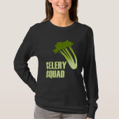 Celery Squad Vegetables Healthy Leeks T-Shirt (Vorderseite)