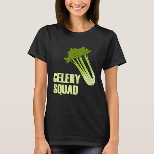 Celery Squad Vegetables Healthy Leeks T-Shirt (Vorderseite)