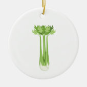 Celery Stalk Keramik Ornament (Vorne)