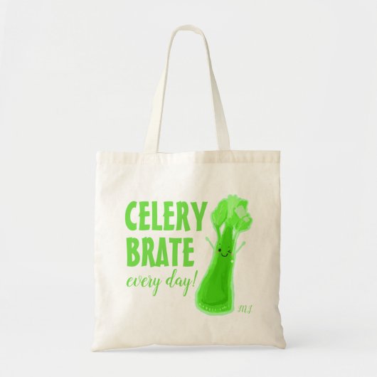 Celerybrate jeden Tag - Celery Pub Tragetasche (Vorne)
