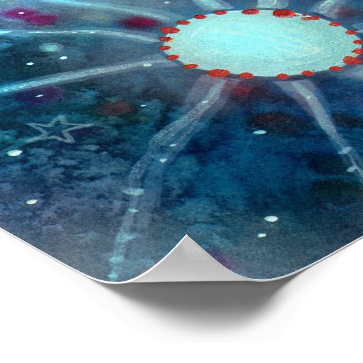 Celesta Fantasy Art Celestial Fairy Poster (Ecke)