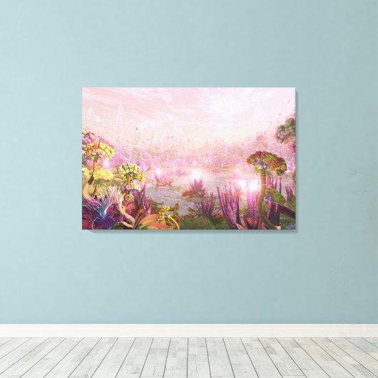 Celestal Lake - by Jurgen Ziewe Leinwanddruck (Insitu (Holzboden))