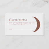 CELESTE Bohemisch Moon Diaper Raffel Ticket Game (Vorderseite)