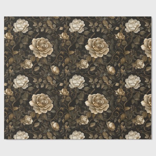 Celeste - Dark Academia  Geschenkpapier (Flach)