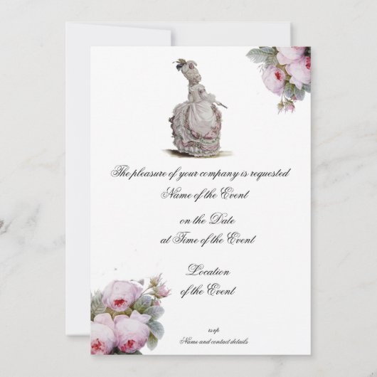 CÉLESTE EINLADUNG (Rückseite)