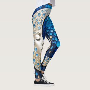 Celeste : Frau auf dem Mond Leggings