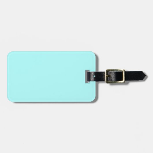 Celeste Green Gepäckanhänger (Vorderseite horizontal)