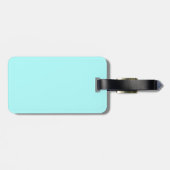 Celeste Green Gepäckanhänger (Rückseite horizontal)