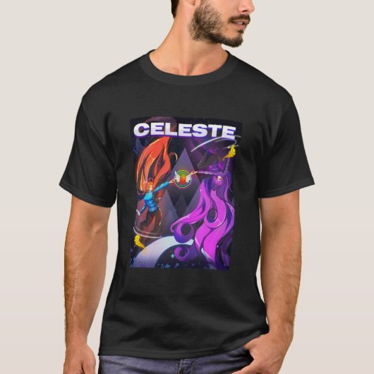 Celeste - Indie Game Classic T-Shirt (Vorderseite)