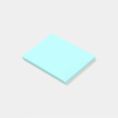 Celeste Solid Color Post-it Klebezettel (angewinkelt)