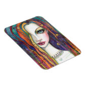 Celestia Bohemisch Beauty Art von Molly Harrison Magnet (Rechte Seite)