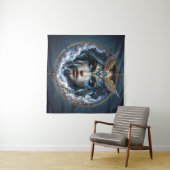 Celestia – Hüterin des endlosen Himmels. Wandteppich (Beispiel (Horizontal))