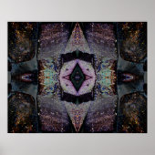 CELESTIAL 2 Psychedelic Abstrakt Meditation Art Poster (Vorne)