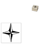 Celestial 4 Branch Star Journaling Scrapbooking Gummistempel (Stempel)