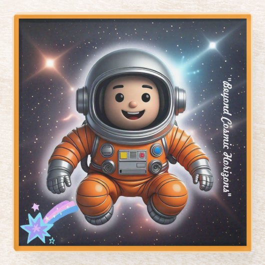 "Celestial Adventure" Glasuntersetzer (Vorderseite)