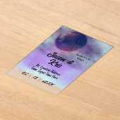 Celestial-Akronylic-Hochzeitseinladung Acryleinladungen (Ablage )