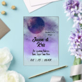 Celestial-Akronylic-Hochzeitseinladung Acryleinladungen (In Situ (Hochzeit))