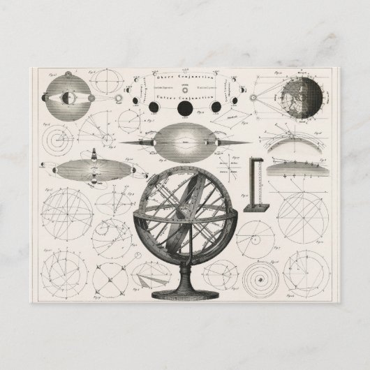 Celestial Alchemist Moon Postkarte (Vorderseite)