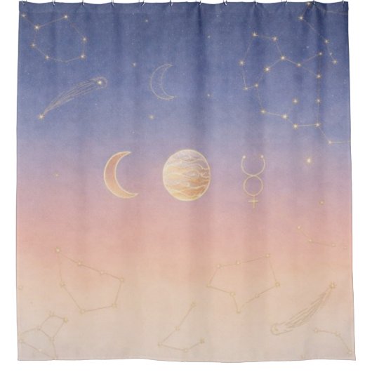 Celestial Alignment Duschvorhang (Vorderseite)