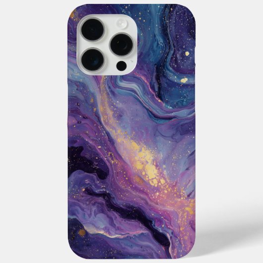 Celestial Amethyst Swirl Case-Mate iPhone Hülle (Rückseite)