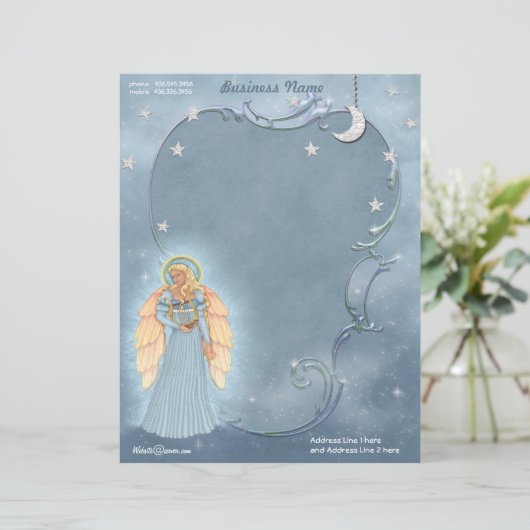 Celestial Angel Briefbogen (Stehend Vorderseite)