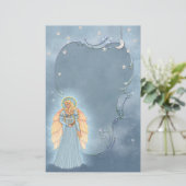 Celestial Angel Briefpapier (Stehend Vorderseite)