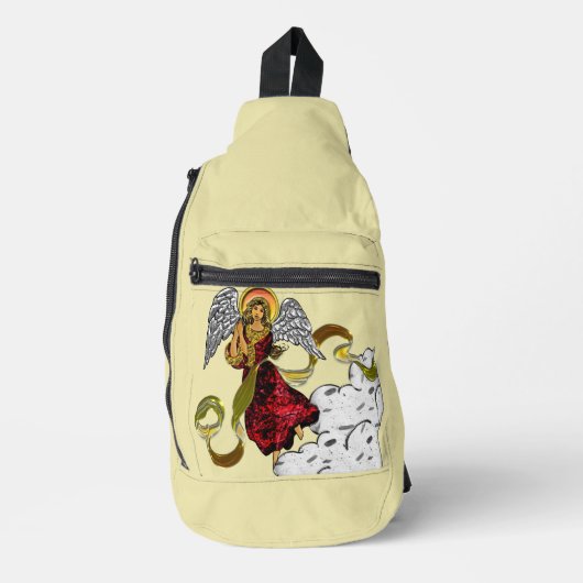 Celestial Angel of Light Crossbody Bag (Vorderseite)