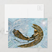 Celestial Angel Postkarte (Vorne/Hinten)