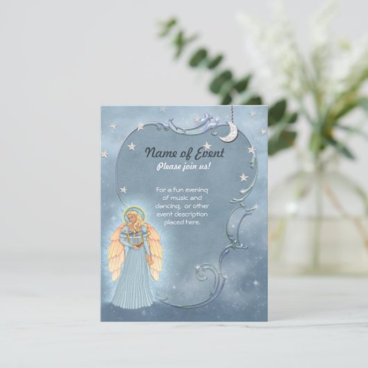 Celestial Angel Save The Date (Stehend Vorderseite)