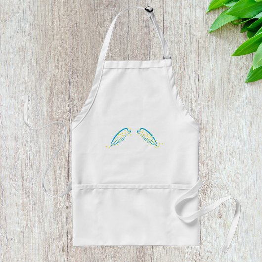 Celestial Angel Wings with Sparkling Stars Schürze