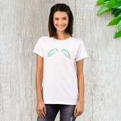 Celestial Angel Wings with Sparkling Stars T-Shirt