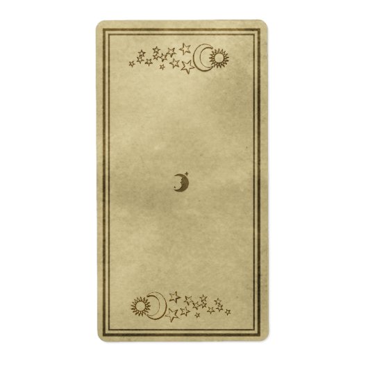 Celestial Apothecary Jar Labels (Vorne)