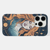 Celestial Aquarius Zodiac Sign Case-Mate iPhone Hülle (Rückseite (Horizontal))