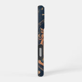 Celestial Aquarius Zodiac Sign iPhone Hülle (Rechte Seite)