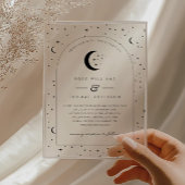 Celestial Arched Wedding Einladung